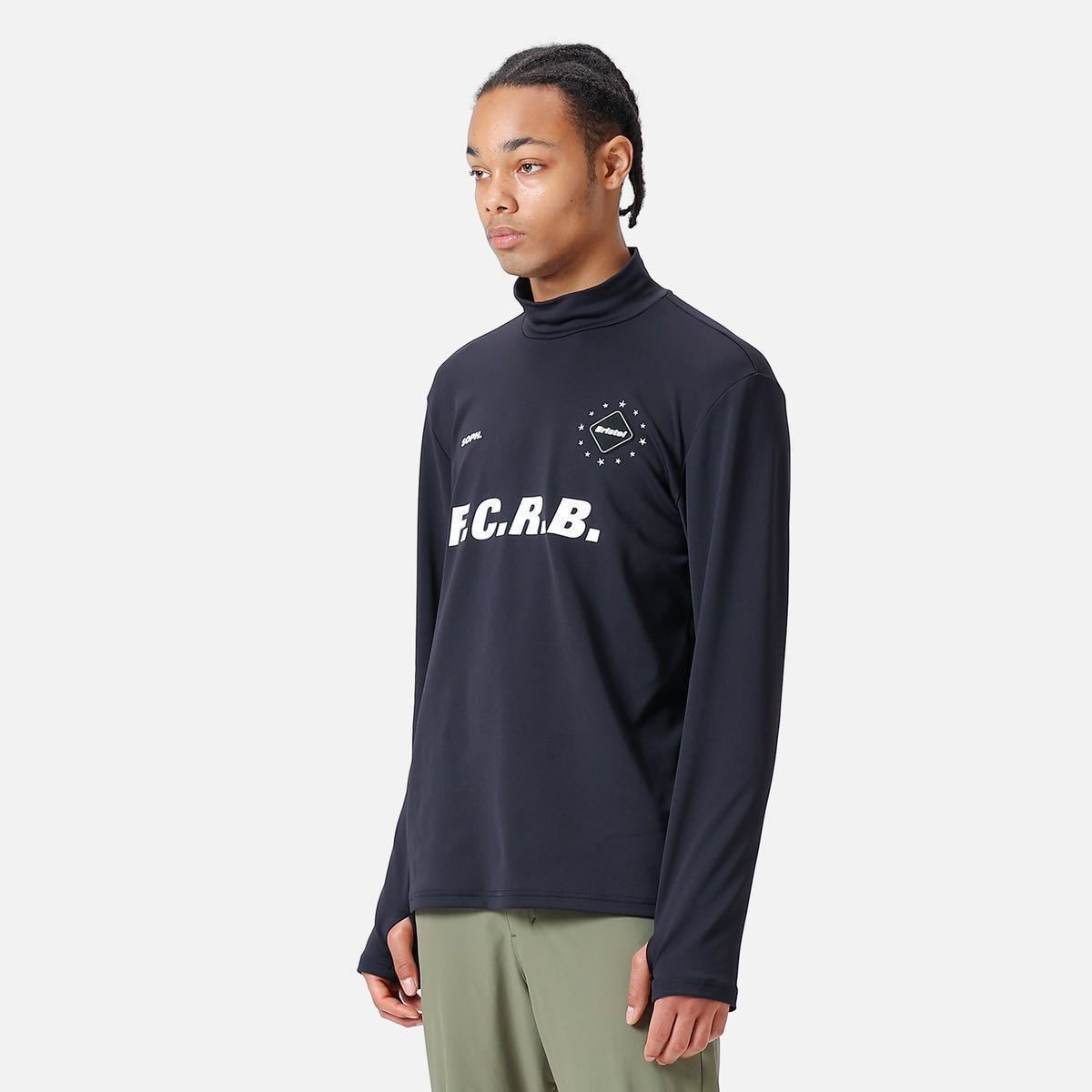 【新品未使用】 22AW 23 新品 FCRB f.c real bristol エフシーレアルブリストル SOPH ソフ L/S WINDPROOF MOCK NECK TOP Tシャツ BLACK L_画像4