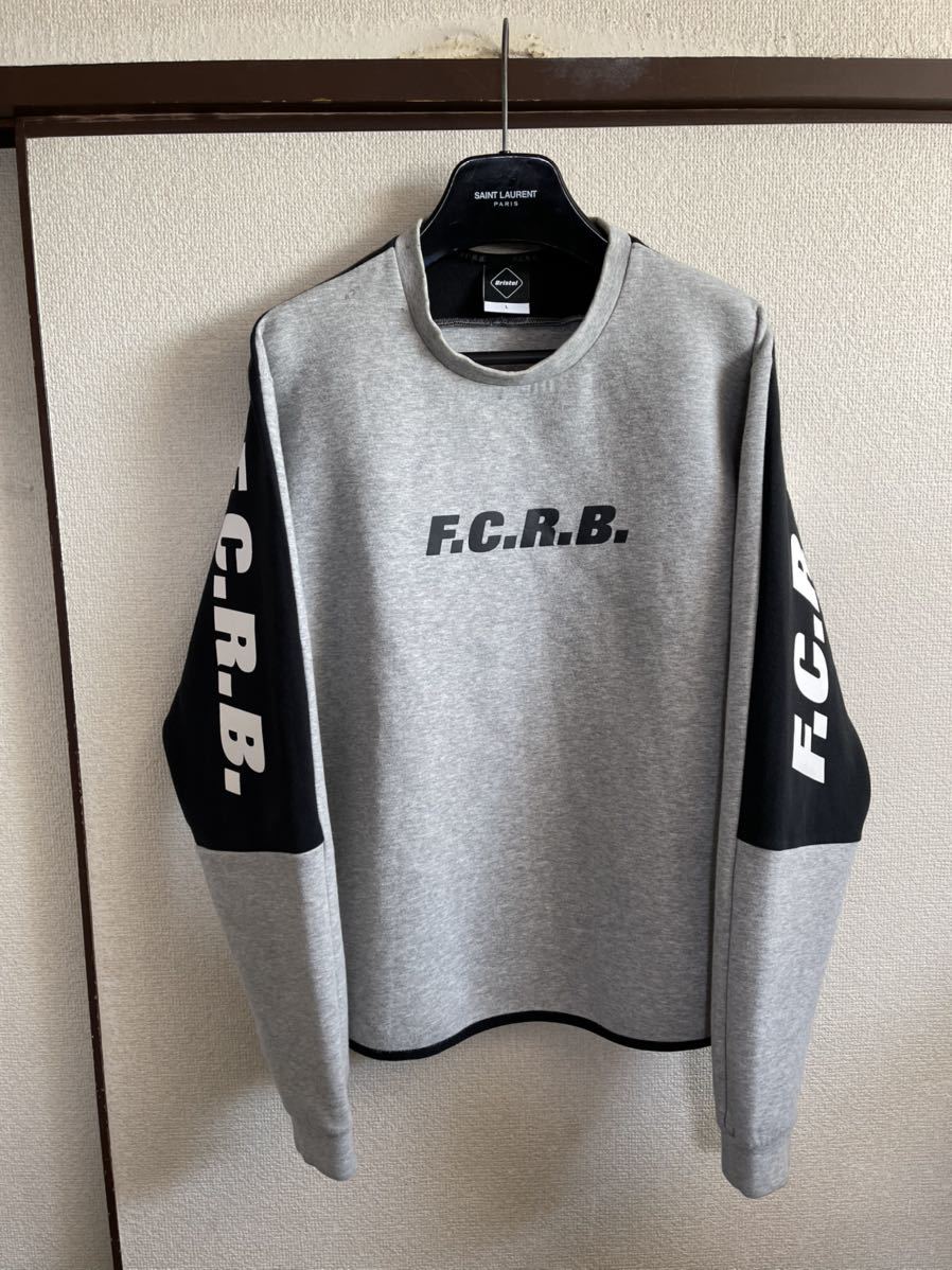 【即決】【良品】 FCRB f.c real bristol エフシーレアルブリストル SOPHNET ソフネット SLEEVE LOGO CREW NECK TOP スウェット トレーナー_画像3