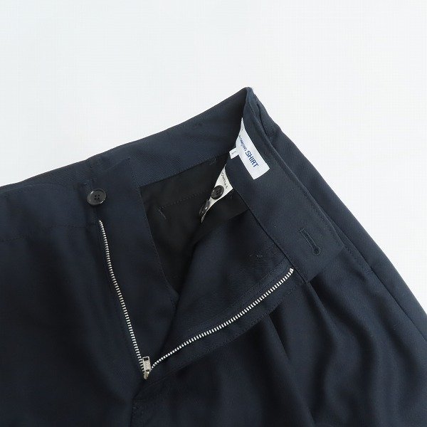COMME des GARCONS SHIRT/コムデギャルソンシャツ フランス製 タックワイドパンツ S27133/S /060