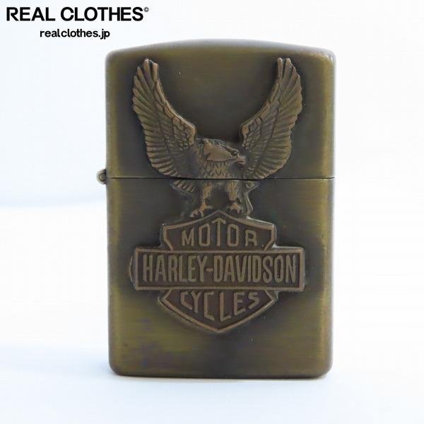 ZIPPO/ジッポー Harley-Davidson/ハーレーダビッドソン ロゴメタル貼り