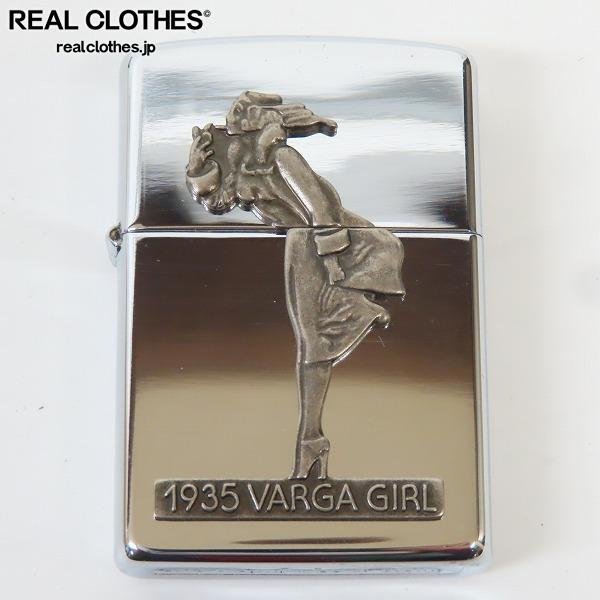 Zippo/ライター/1935 VARGA GIRL/シルバー | signalstationpizza.com