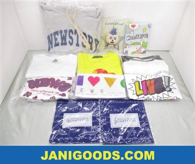 NEWS グッズセット パーカー/Tシャツ/マスコットストラップ 等 LIVE