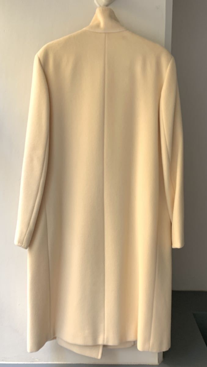 ★未使用極美品★ 超高級 マックスマーラ Maxmara イタリア製 ヴァージンウール×カシミア 定価20万以上/50%off クリーム色 40サイズ (M~L)_画像2