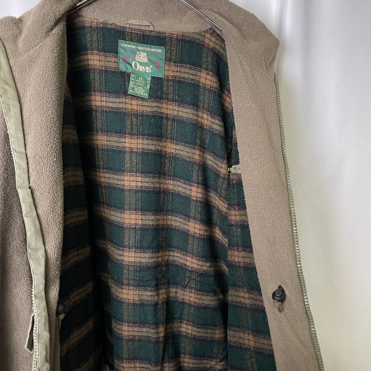 90s ORVIS デタッチャブル フィッシング フリース ベスト ジャケット XL ワイド ハンティング オービス 80s 00s 古着 オールド ビンテージ_画像5