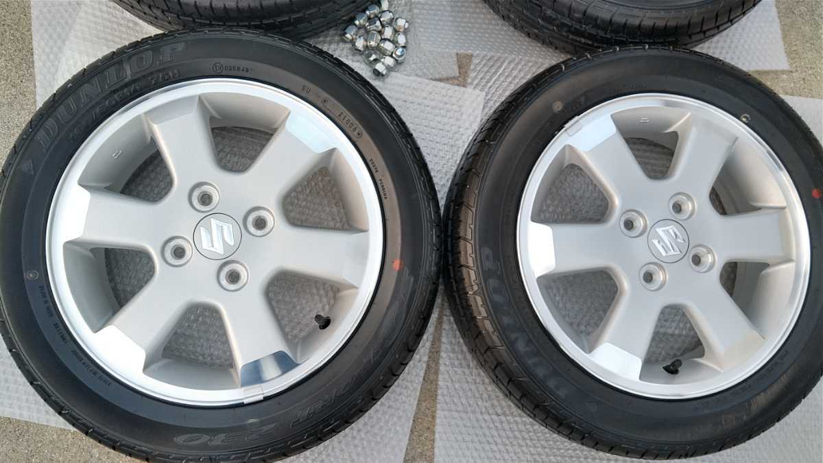 スクラムワゴン 純正タイヤホイール付き 新車外し 165/60R14
