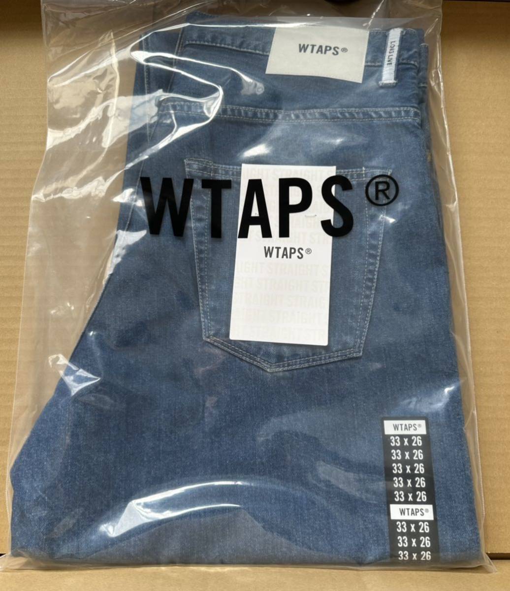 22FW WTAPS BLUES STRAIGHT / TROUSERS / COTTON. DENIM INDIGO M
