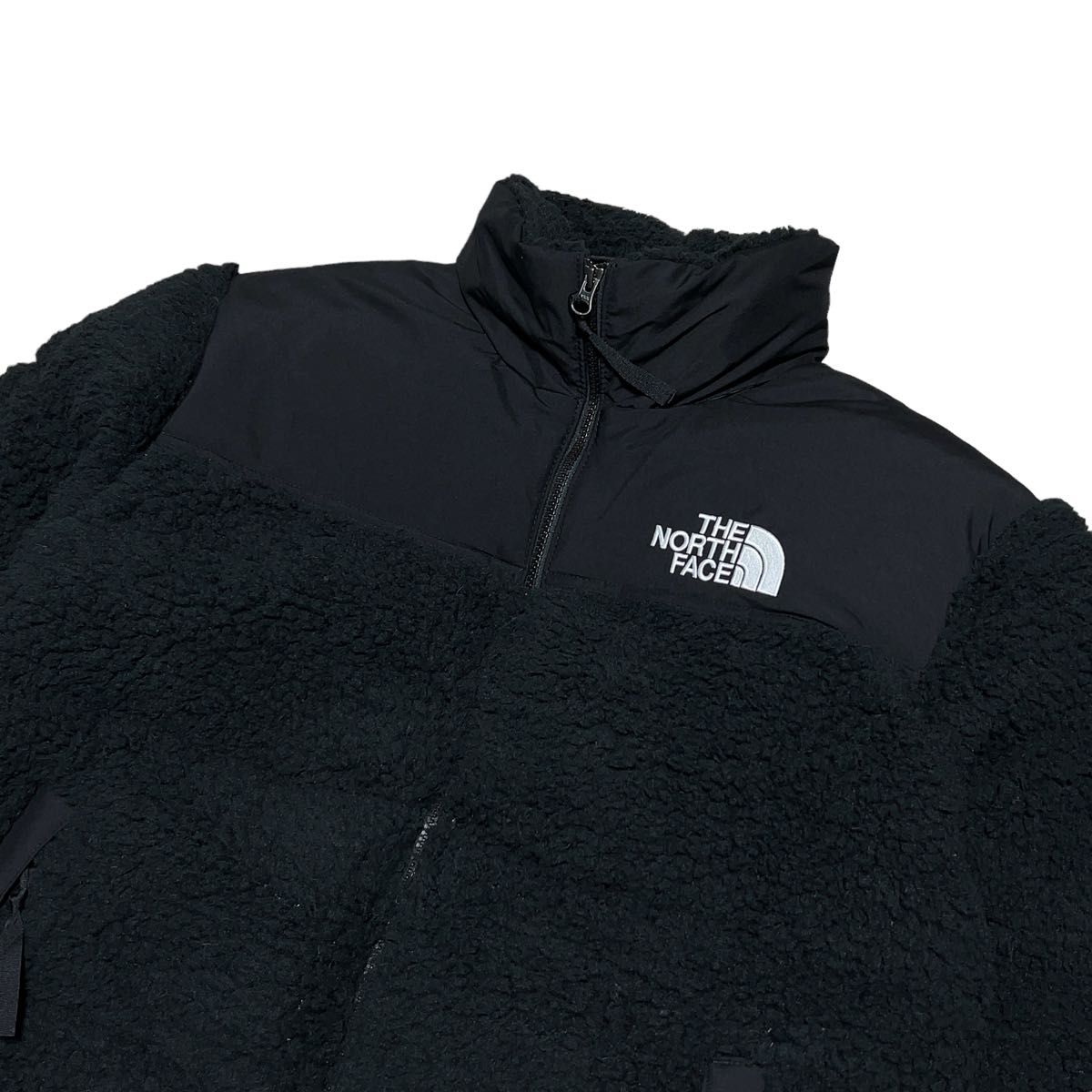 THE NORTH FACE ノースフェイス 海外限定 シェルパ パイル ヌプシジャケット TNFブラック USモデル XSサイズ