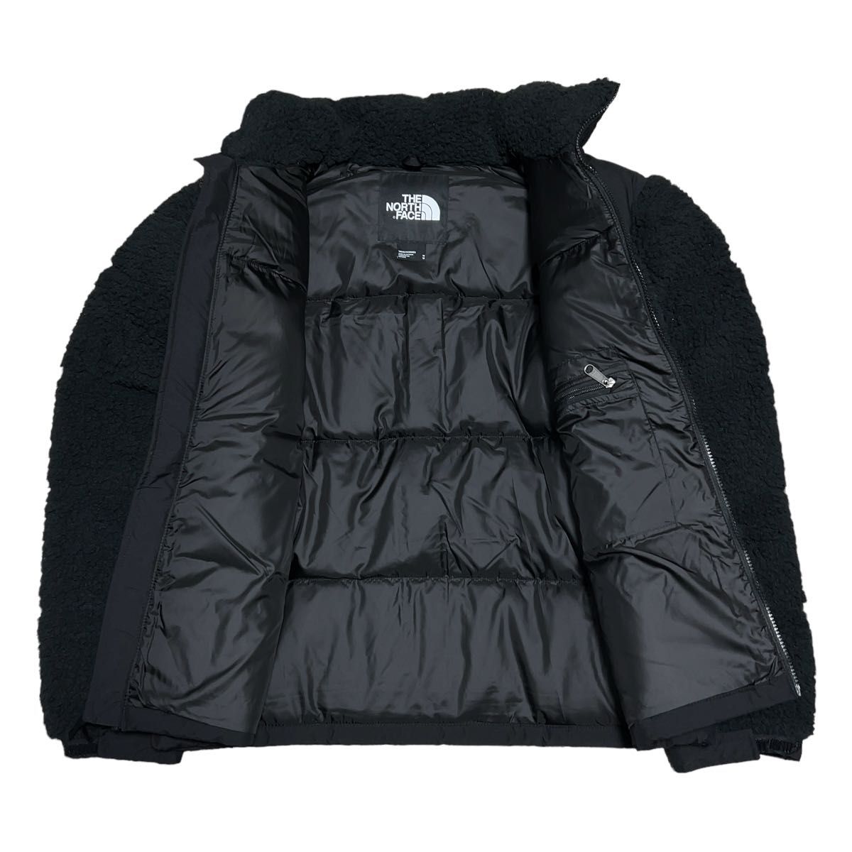 THE NORTH FACE ノースフェイス 海外限定 シェルパ パイル ヌプシジャケット TNFブラック USモデル XSサイズ