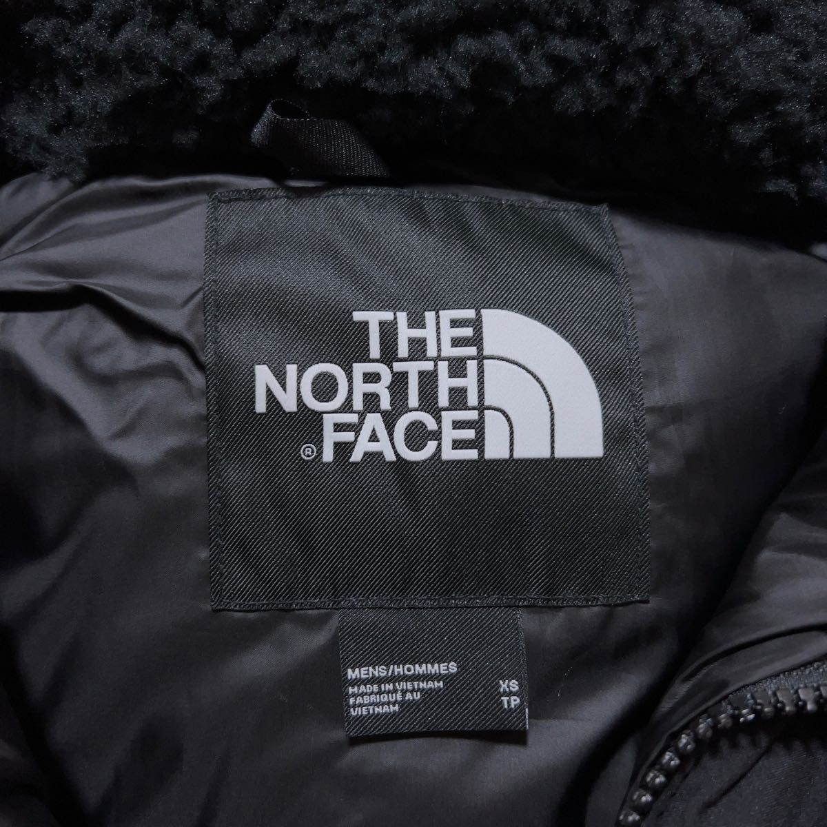 THE NORTH FACE ノースフェイス 海外限定 シェルパ パイル ヌプシジャケット TNFブラック USモデル XSサイズ