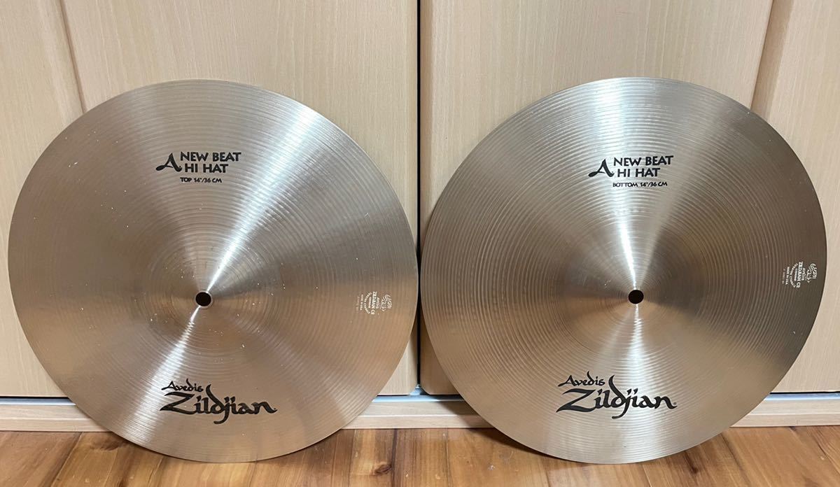 レア】A zildjian NEW BEAT HIHAT 14\