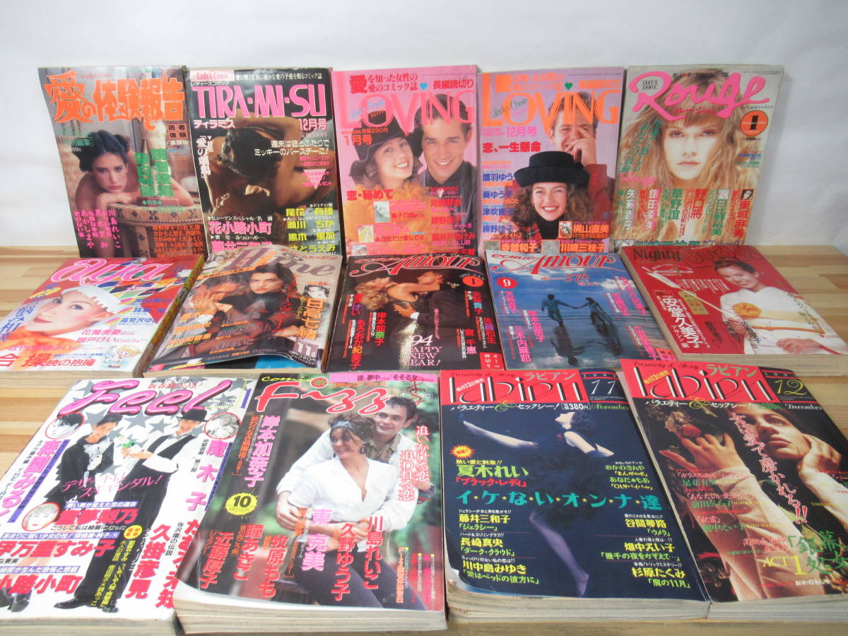 L75*[ magazine lady's comics 14 pcs. set ] amour labi Anne love. body . report . talent . love manga woman magazine 1993 year 1994 year tiramisu 221217