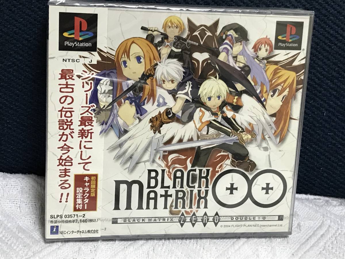 ★未開封品★PS「BLACK・MATRIX OO(ダブルオー) 」送料無料_画像1