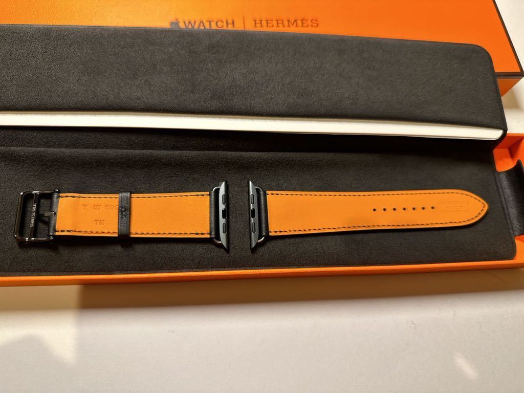 ヤフオク! - 送料無料未使用Apple Watch Hermes 45mm 44mm ブ...
