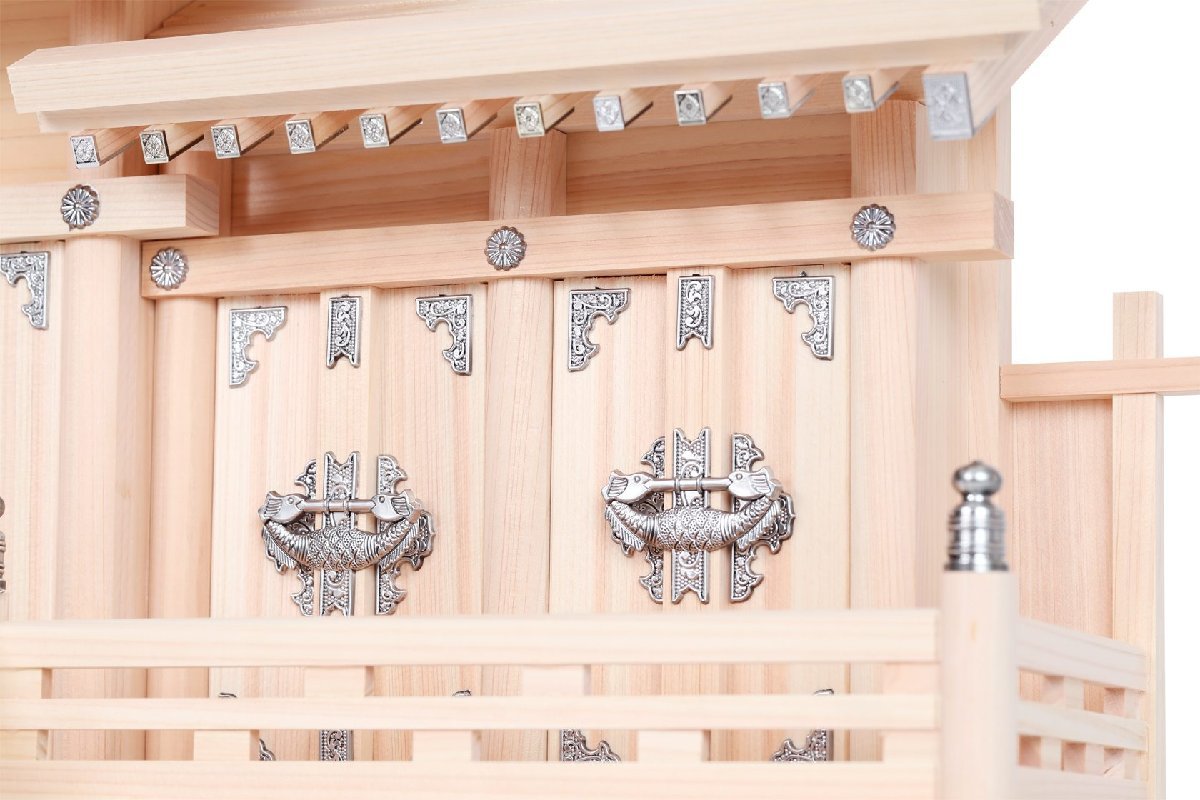 五社 □ 屋根違い □□ 銀風 静御前 □□ 銀ちりめん 神具付き 五社 □ 屋根違い □□ 銀風 静御前 □□ 銀ちりめん 神具付き