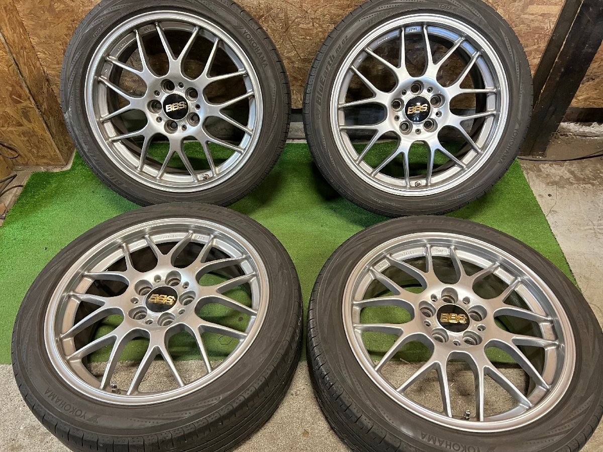 BBS RG749 18インチ 7.5J +50 PCD114.3 5H 夏タイヤ 225/45R18 タイヤホイール 4本セット_画像1