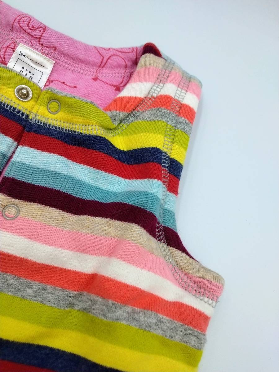 [USED]baby GAP baby Gap двусторонний лучший окантовка 6-12months 70.