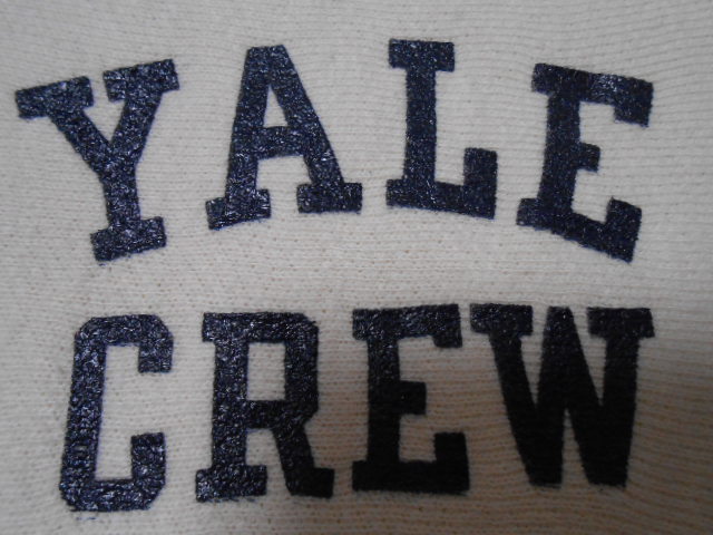 60年代オリジナル！タタキタグ！チャンピオン　リバースウィーブ　スウェットパンツ　YALE CREW　L　単色　USAFA　USMA　NAVY_大人気！YALEになります。