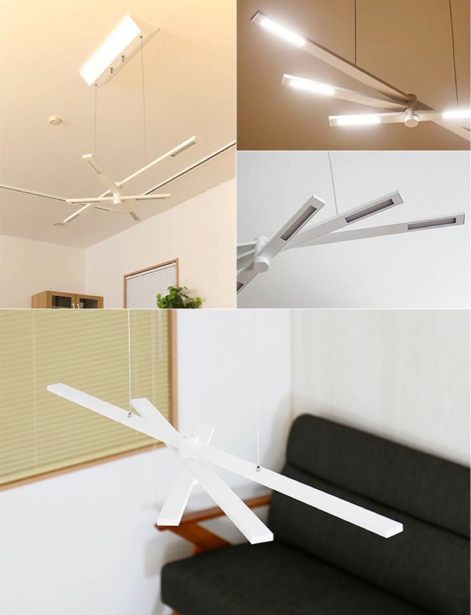 白 LEDペンダントライト シーリングライト ケイン 北欧 天井照明 照明