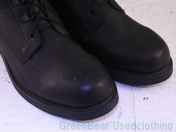 T435◆USA製【ADDISON SHOE COMPANY】ビンテージ 米軍ブーツ ワイズ細め 良い味 黒 ブラック メンズ 11D 29cm_画像6