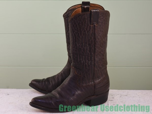 T385◇USA製【NOCONA BOOTS】ビンテージ ウエスタンブーツ 良い味 茶