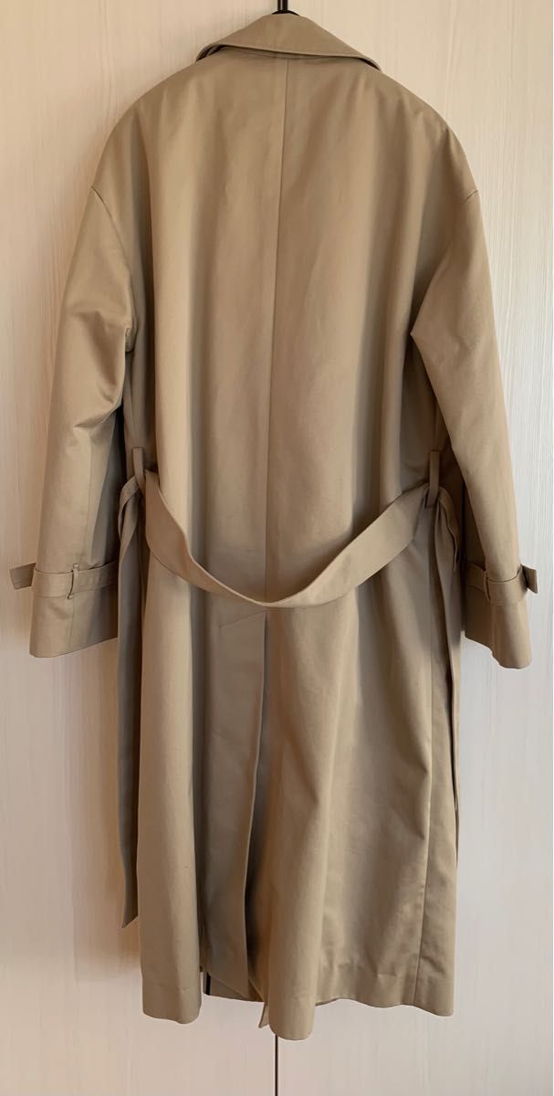 ATON WEST POINT OVERSIZED TRENCH COAT 04 トレンチコート　エイトン