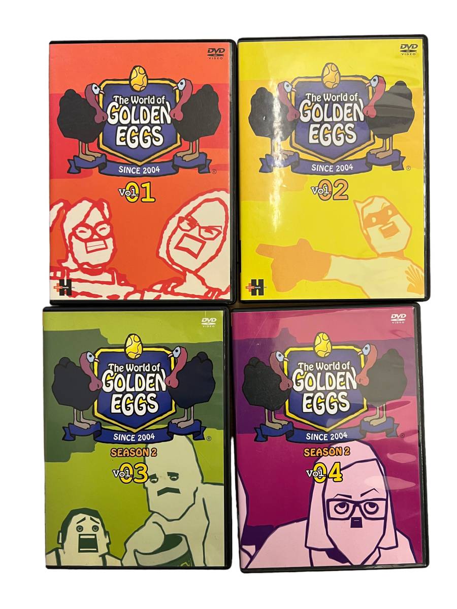 The World Of Golden Eggs ザワールドオブゴールデンエッグス Cgアニメ Dvd 4本セット 中古 のヤフオク落札情報