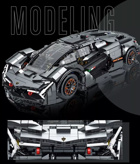 【国内発送・送料込み】箱なし LEGO互換 ランボルギーニ テルツォ ミッレニオ Lamborghini_画像5