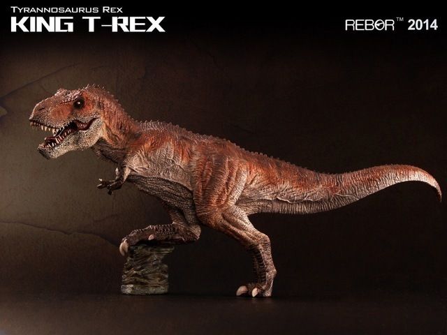 Rebor ティラノサウルスレックス王 t-rex pvc 製塗装済み 完成 1/35 恐竜博物館 クラス モデル_画像6