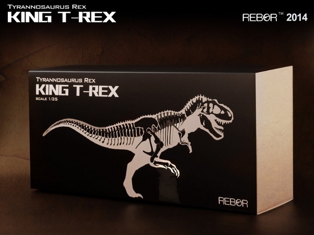 Rebor ティラノサウルスレックス王 t-rex pvc 製塗装済み 完成 1/35 恐竜博物館 クラス モデル_画像2