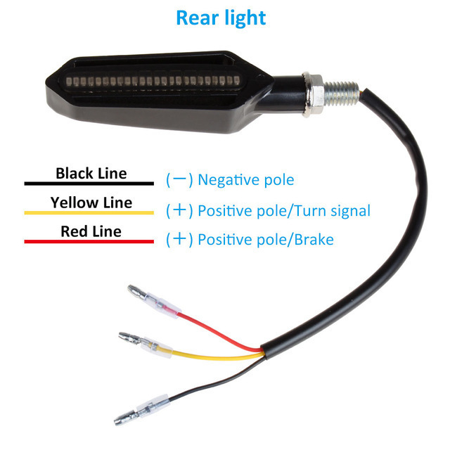 ヤマハ fz1 fazer fz8 xj6 fz6 mt-09 FZ-09 mt07 mt-07 オートバイターンシグナルライト流れるフリッカー led ウインカー_画像6