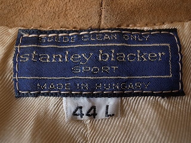  Венгрия производства Stanley Blacker Stanley b Rucker Vintage олень кожа кожа костюм лучший odo лучший жилет бежевый размер 44L L соответствует 