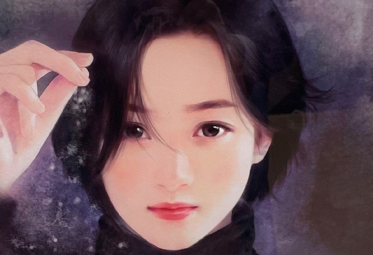美品【平凡・陳淑芬 ピンファン・チェンシュウフェン 雪花 美人画 137