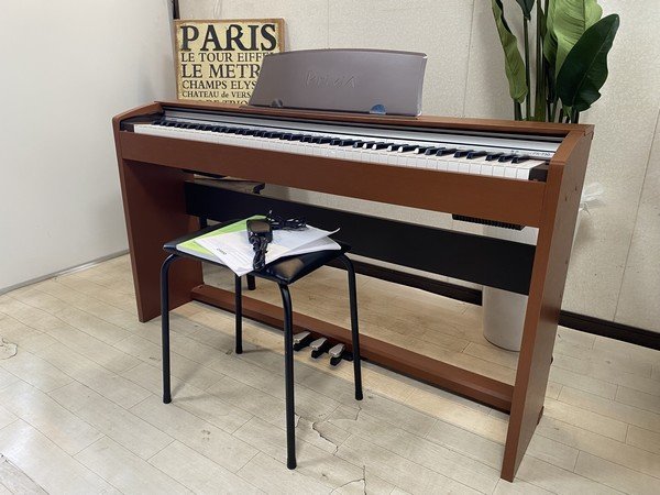 CASIO/カシオ 電子ピアノ Privia/プリヴィア PX-730CY 椅子付き ダーク