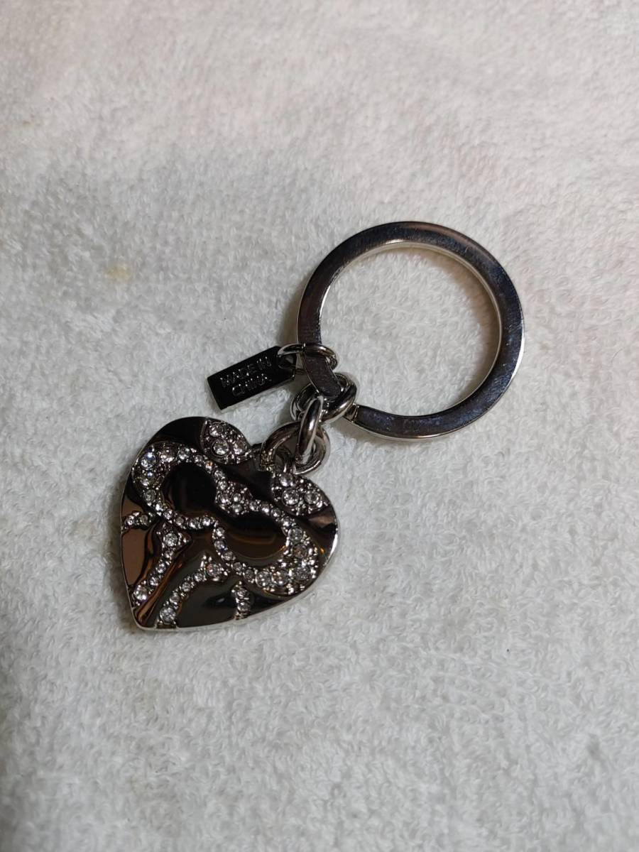  unused . close Coach COACH Heart key holder photo case 