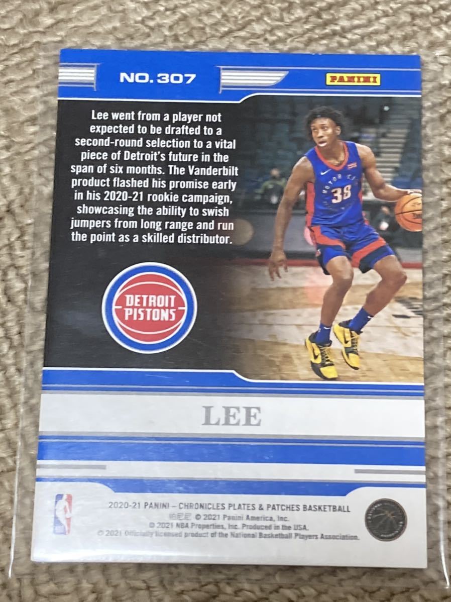 PANINI NBA CHRONICLES 2021-22 SABEN LEE 249シリ_画像2