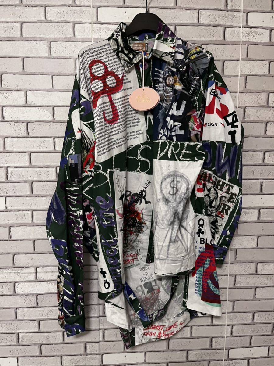 新品 定価12万 19SS Vivienne Westwood TOGA SHIRTS総柄 シャツ ユニ