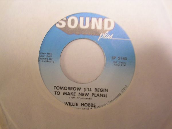 ●SOUL45●WILLIE HOBBS / TOMORROW_画像1