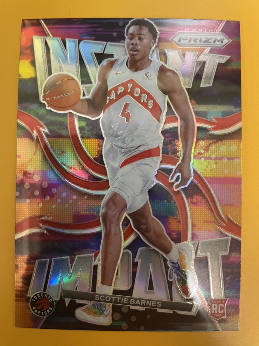 2021-22 Panini prizm scottie barnes silver RC シルバーパラレルルーキーカード　NBAカード　新人王_画像1