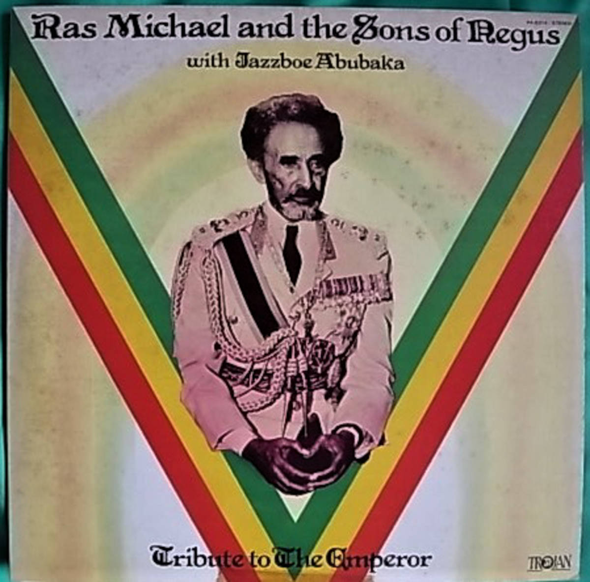 アナログLP　Tribute To The Emperor / Ras Michael and The Sons of Negus with Jazzboe Abubaka Trojan 国内盤 ライナー付、帯なし_画像1