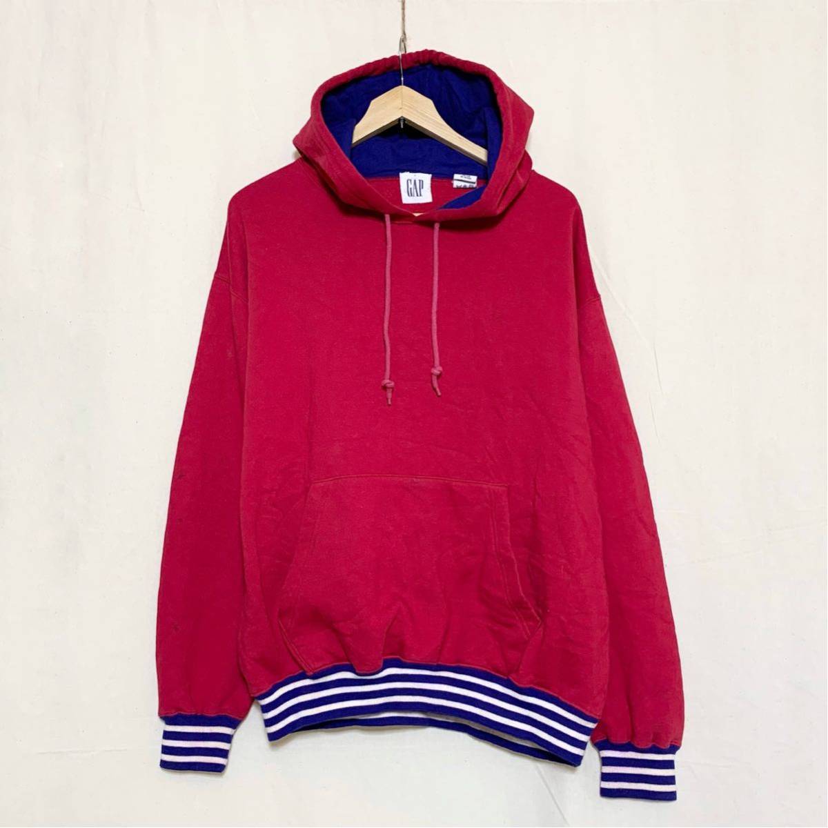 ヤフオク! - GAP(USA)ビンテージリブボーダースウェットパーカ