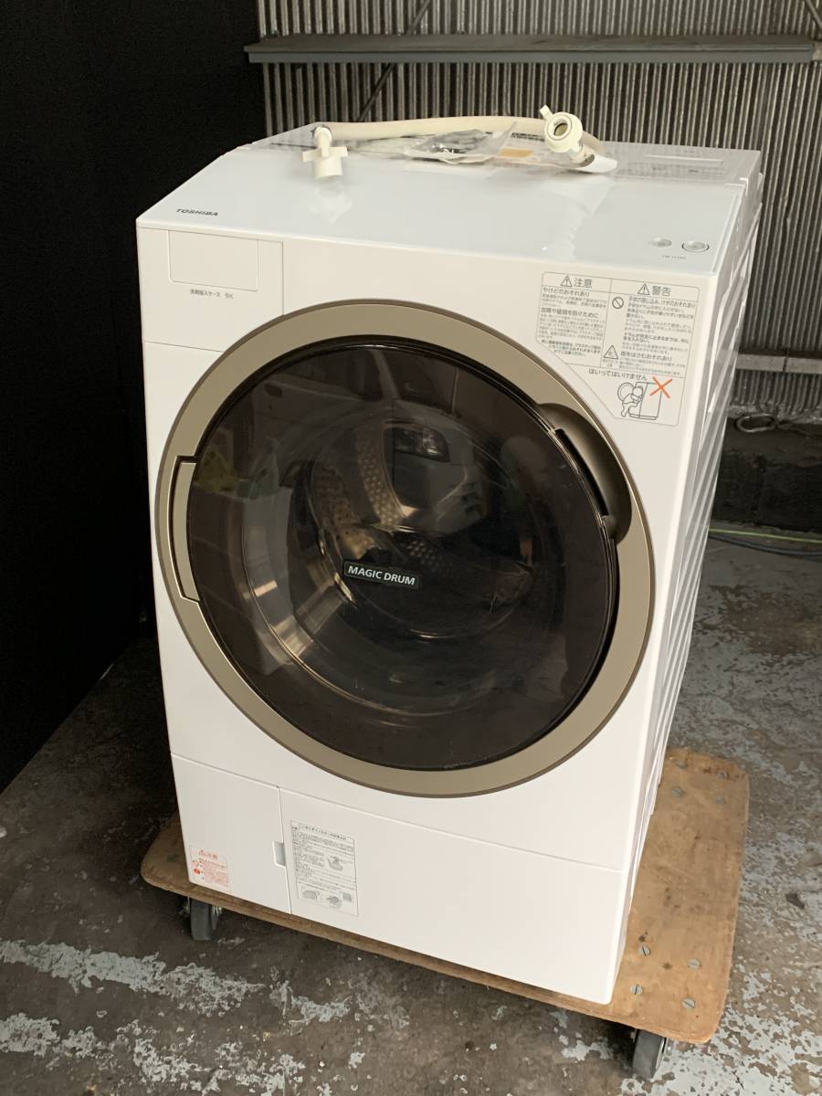 エラー表示あり TOSHIBA ドラム式洗濯機TW-117Ｘ6 2017年 - 洗濯機