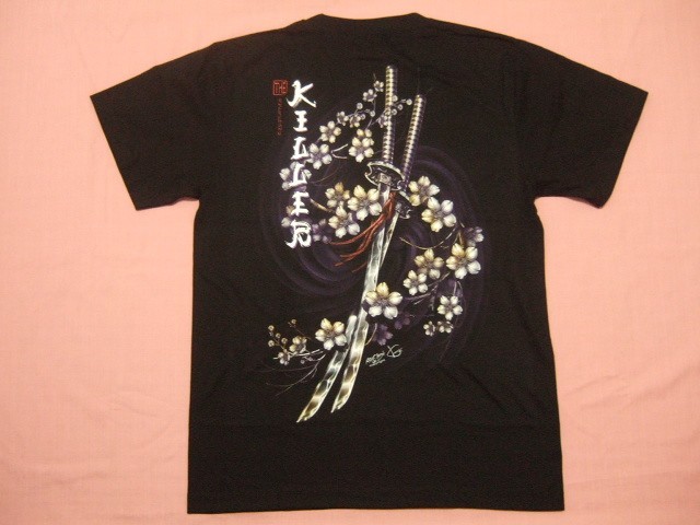 横浜最新 夜光 レディーキラー♪魅惑の女剣士 Tシャツ M, L, XL 送料220円15(サイズを必ずお知らせ下さい)_画像3