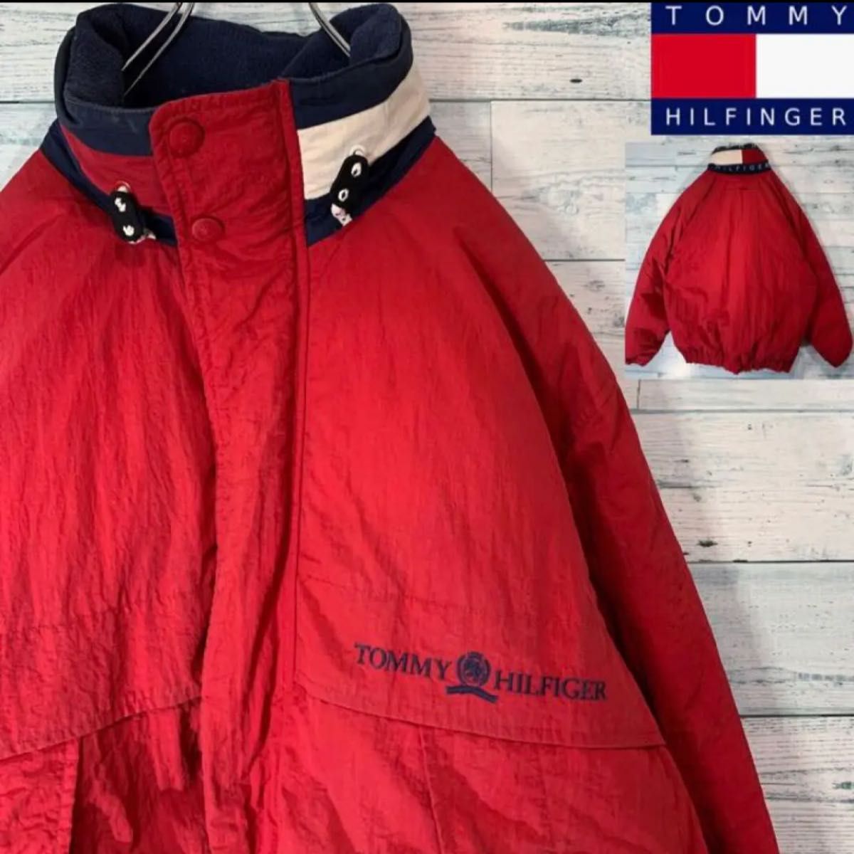 激レア》90s OLD TOMMY HILFIGER 肉厚 ダウンジャケット｜PayPayフリマ