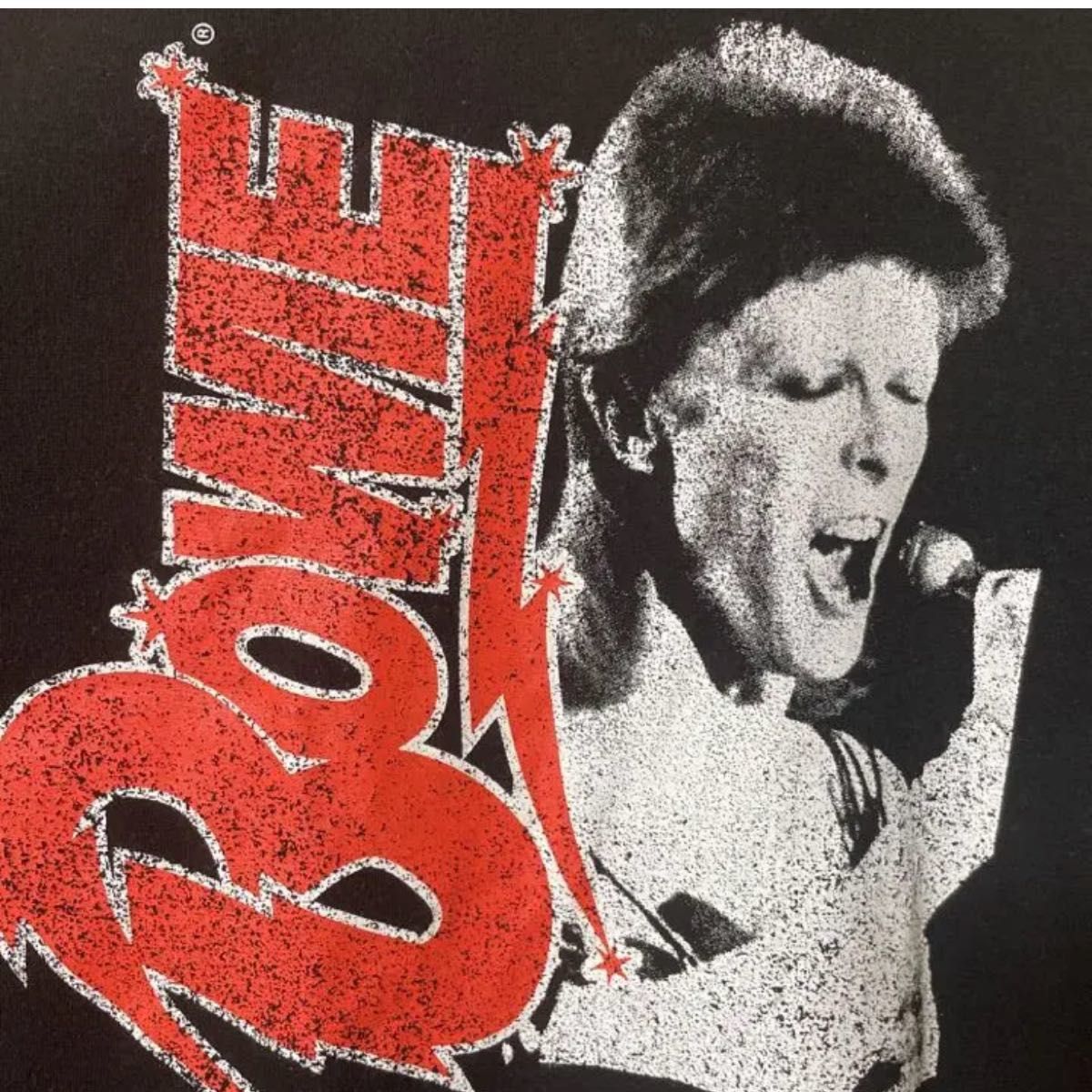 David Bowie Tシャツ 美品　レディース Mサイズ　デビットボウイ　デイビッドボウイ 黒
