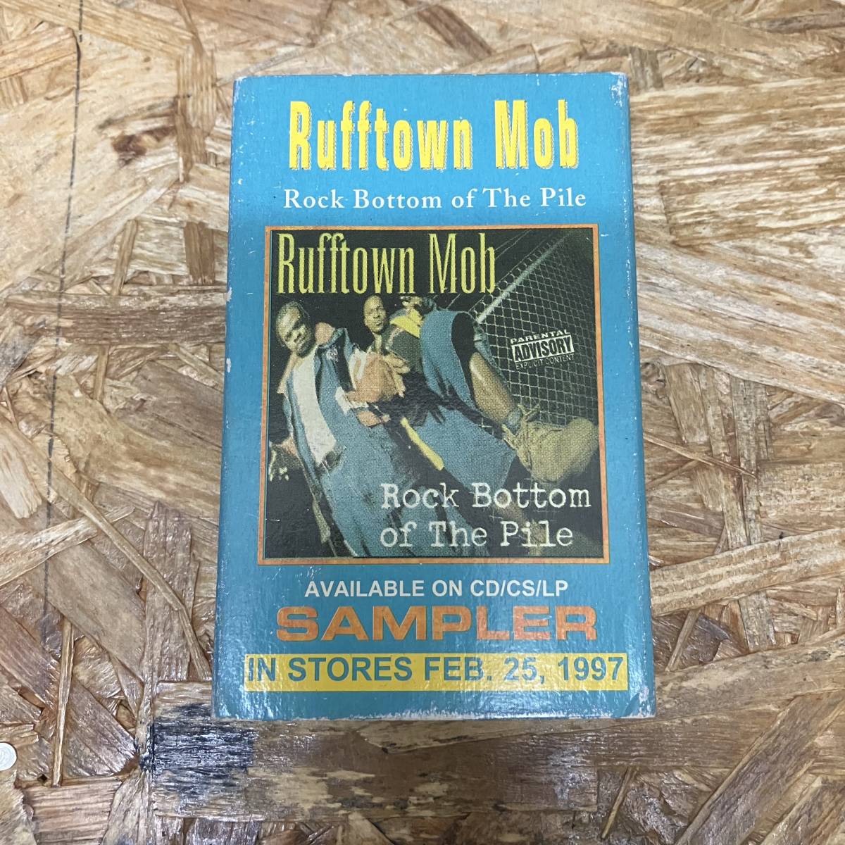 キ HIPHOP,R&B RUFFTOWN MOB - ROCK BOTTOM OF THE PILE SAMPLER シングル,名曲 TAPE 中古品_画像1