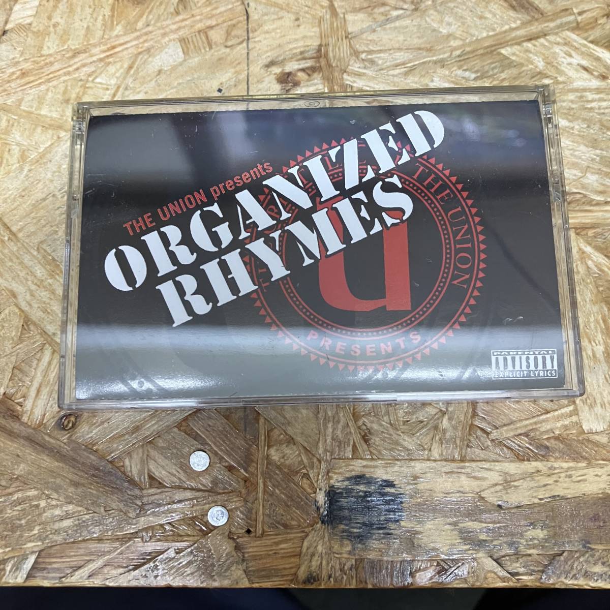 シ HIPHOP,R&B THE UNION PRESENTS - ORGANIZED RHYMES アルバム TAPE 中古品_画像1