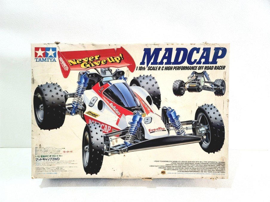当時物 タミヤ 1/10 電動 RC オフロードカー マッドキャップ 2WD 1980