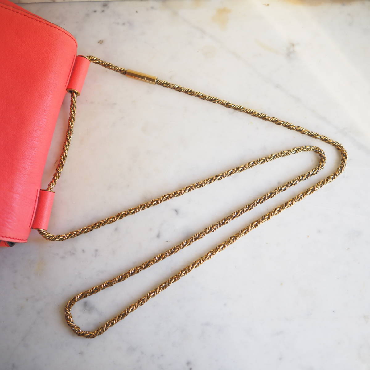 美品☆ クロエ Chloe エルシー ELSIE ターンロック チェーン
