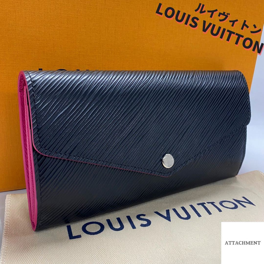 LOUIS VUITTON】ルイヴィトン エピポルトフォイユ・サラ◇美品・本物