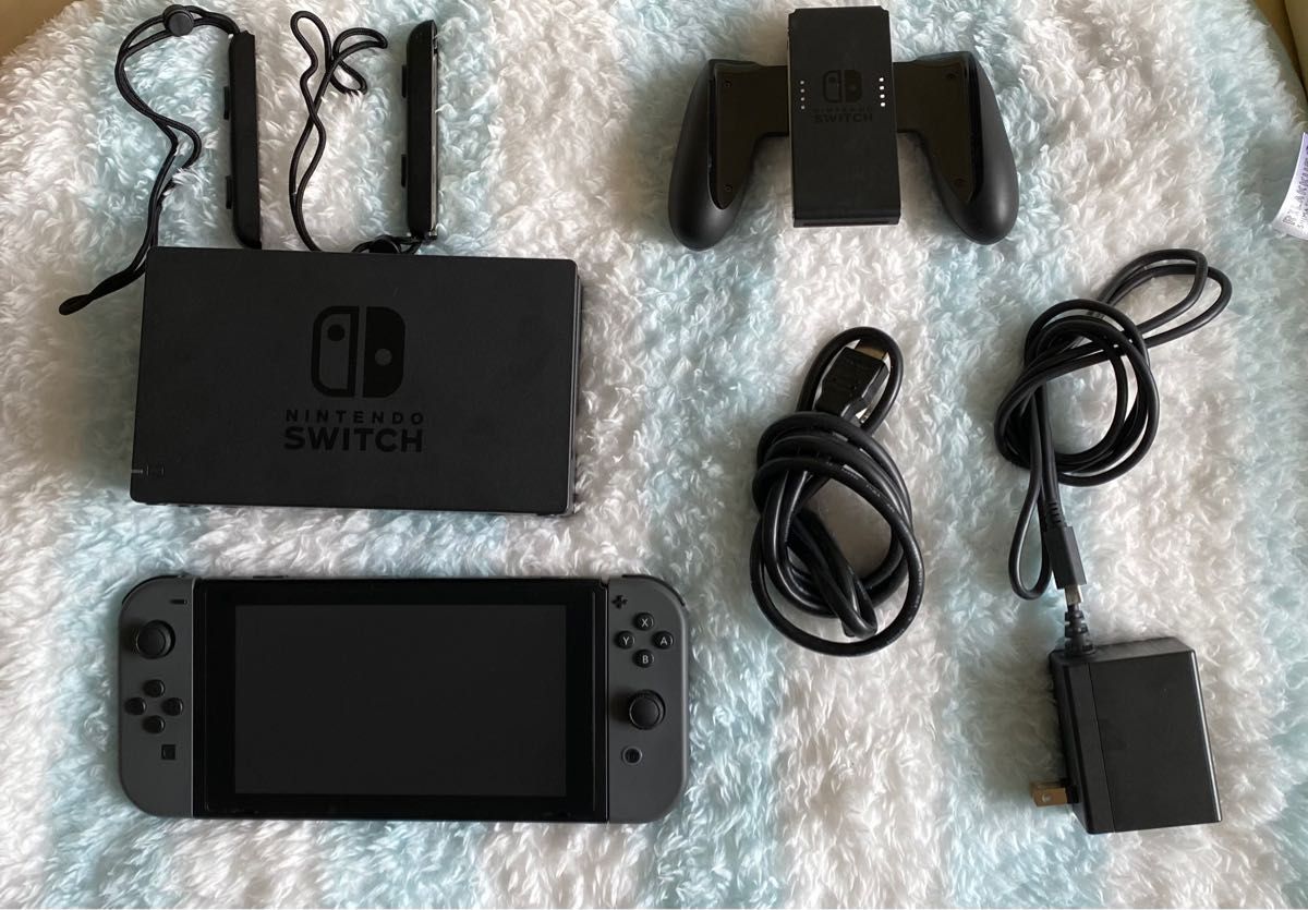 箱無し》Nintendo Switch joy-con グレー Switch本体 テレビゲーム
